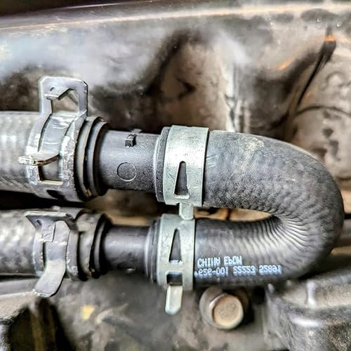 Miniatura 7 de Kit de derivación del núcleo del calentador del motor con manguera de 58" 34", compatible con GM Chevy Silverados Tahoes Yukons Honda Civic Ford