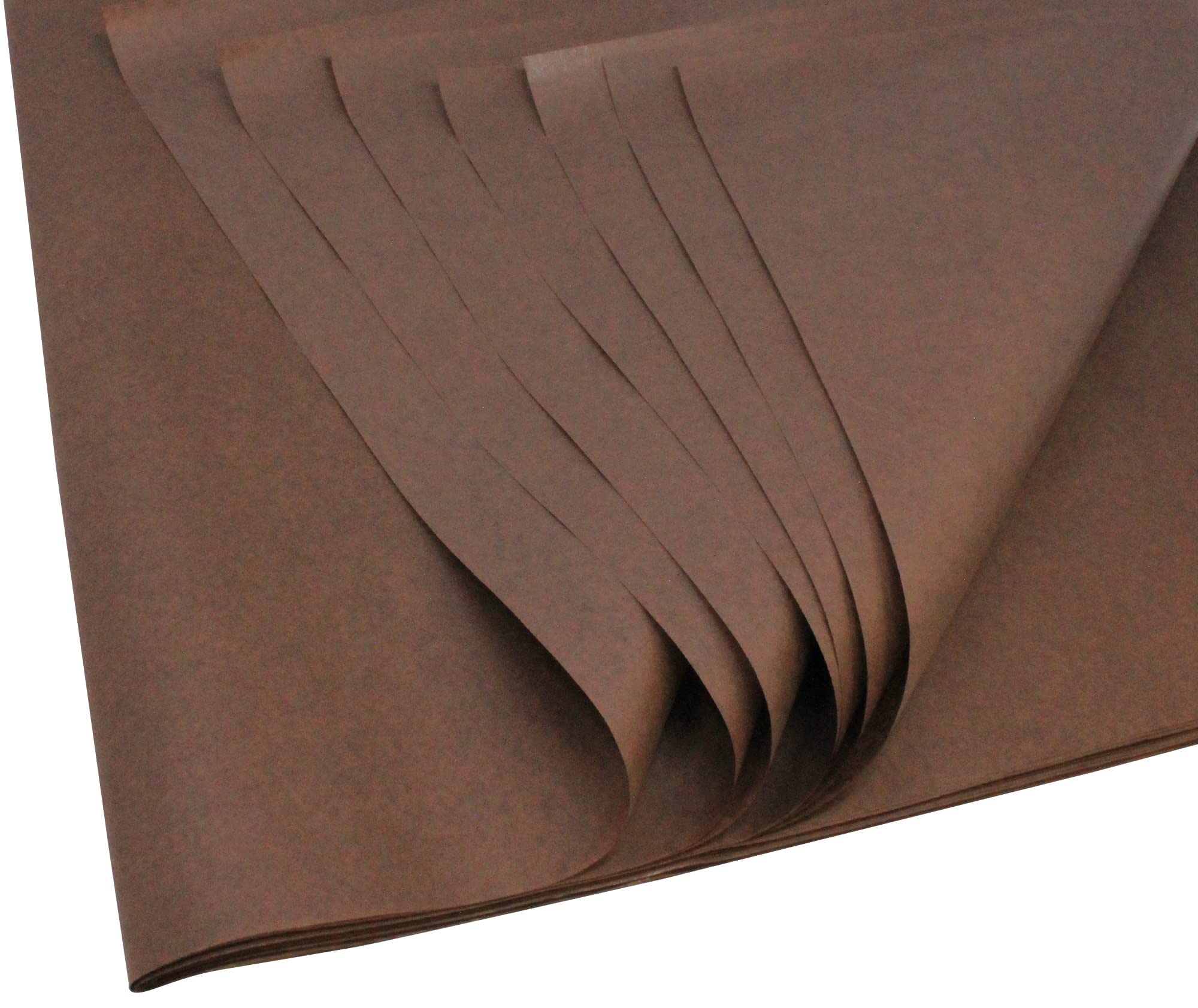 Bright Ideas Coloured Tissue 48 Sheets, Gift Wrapping Paper for Christmas, Birthday Party and Arts & Crafts, Brown, 50cm x 76cm
