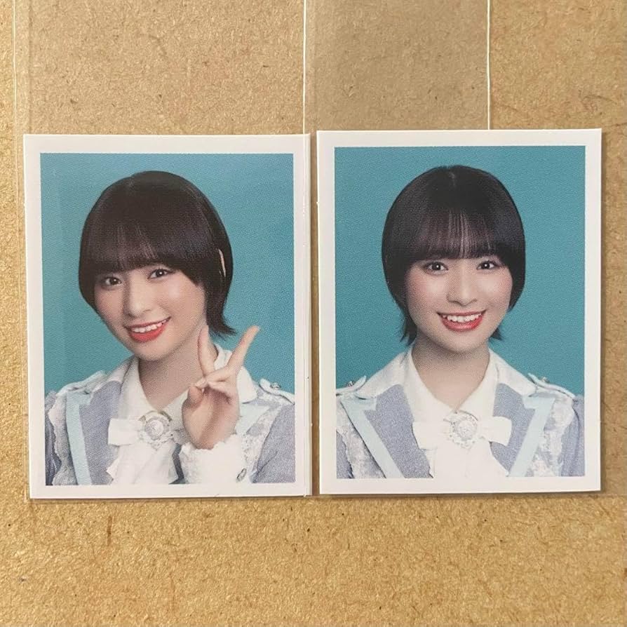 Amazon.co.jp: ノイミー 冨田菜々風 ID PHOTO ステッカー ピース 笑顔