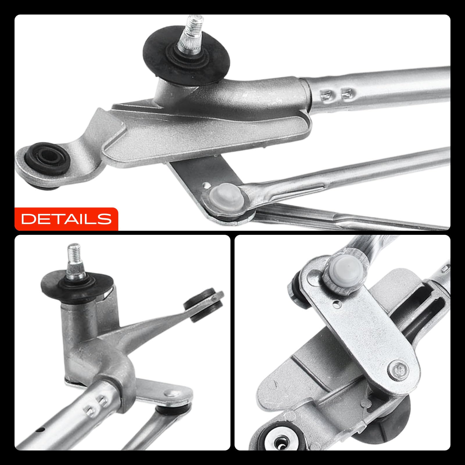 Frankberg Meccanismo di collegamento del tergicristallo senza motore | JY40A; Compatibile con: X-Trail Van T31, X-Trail T31