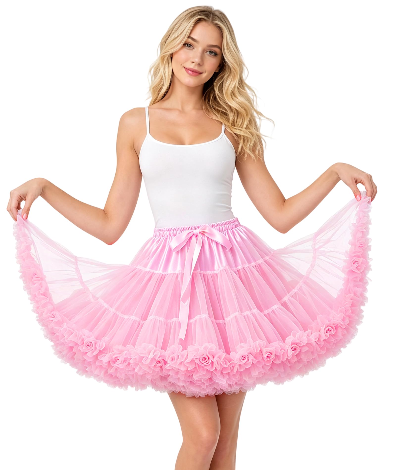 Multi-Layer Tulle Petticoat Women Underskirt for Party Cosplay