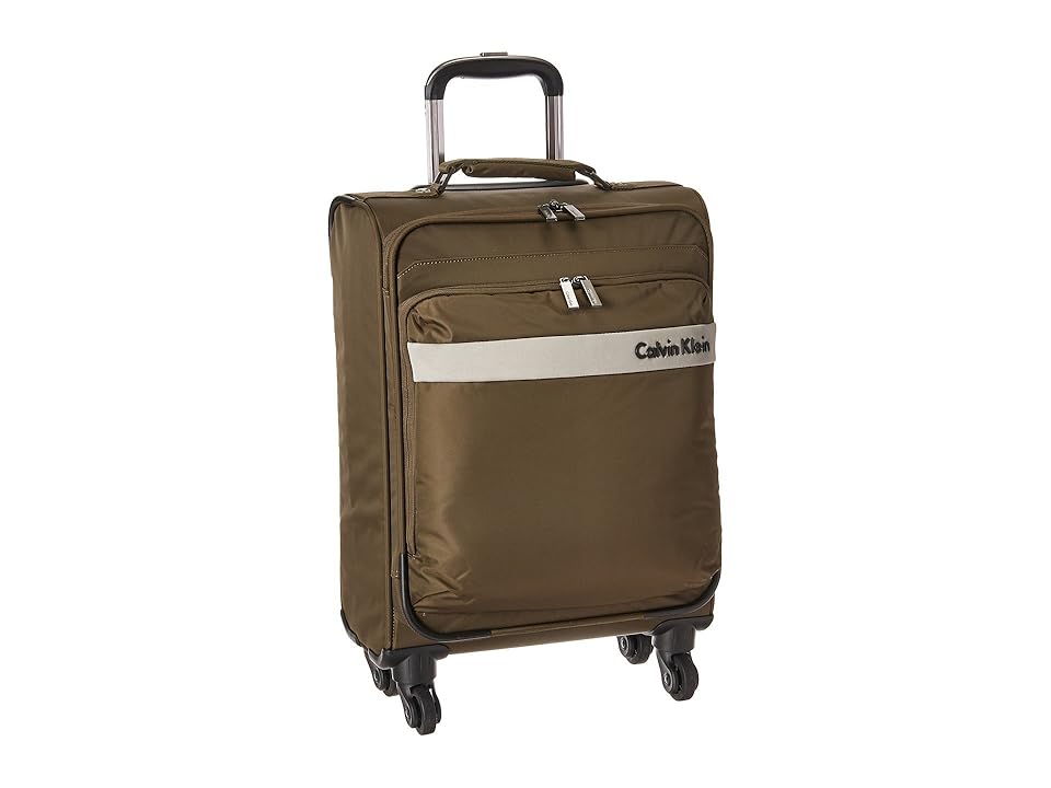 

Calvin Klein Flatiron 3.0 21 Upright Suitcase (Brown) Luggage