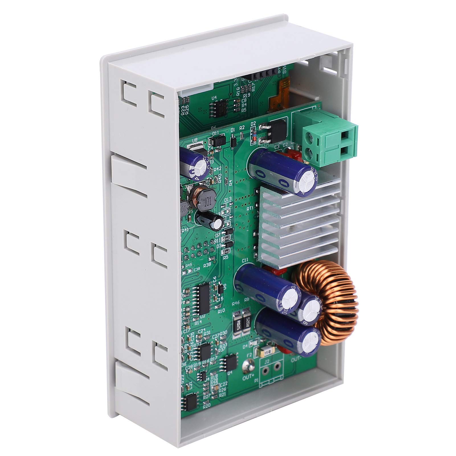Fuente de Alimentación Regulada por CC Control Digital Ajustable de Alta Precisión para Uso en Laboratorio Material ABS Pantalla LCD de 1,8" 1 Unidad