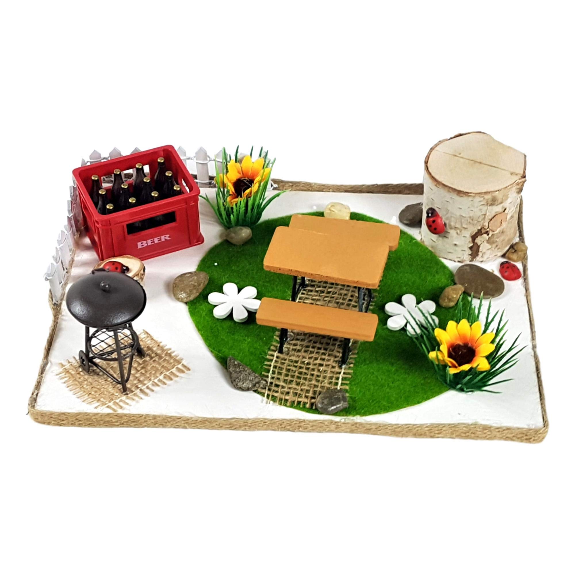 Geldgeschenk Verpackung Grillen Party Mann