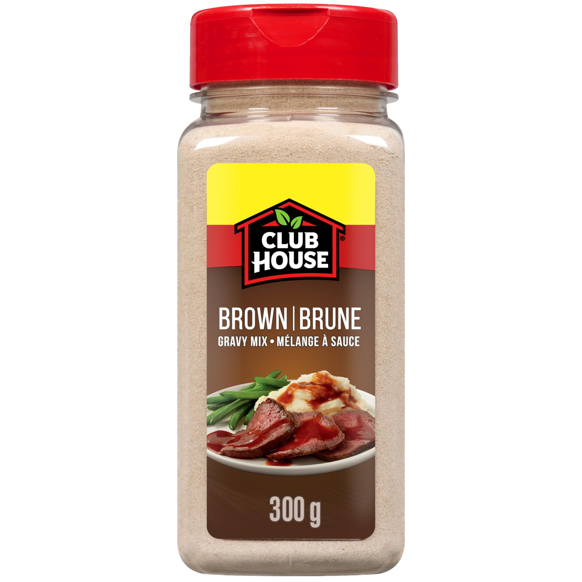 Club House Brown Gravy Mix, Ready in 5 Minutes, Makes Up To 9 Cups, Easy Store & Pour, No Artificial Colours or Flavours, 300 g - 2