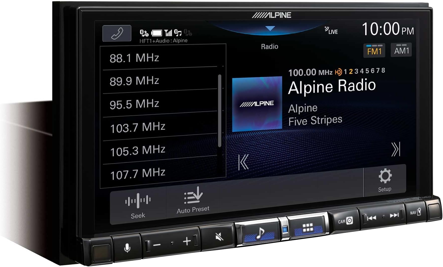 Alpine iLX-507 7" Multimedia Receiver Compatible with Wireless Apple CarPlay & Wireless Android Auto