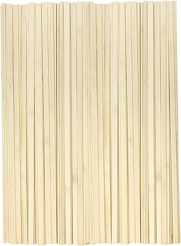 Miniatura 8 de Palitos de madera de 15.7 pulgadas para manualidades, palos de bambú natural extra largos que se pueden curvar, palos de bambú natural fuertes, 100