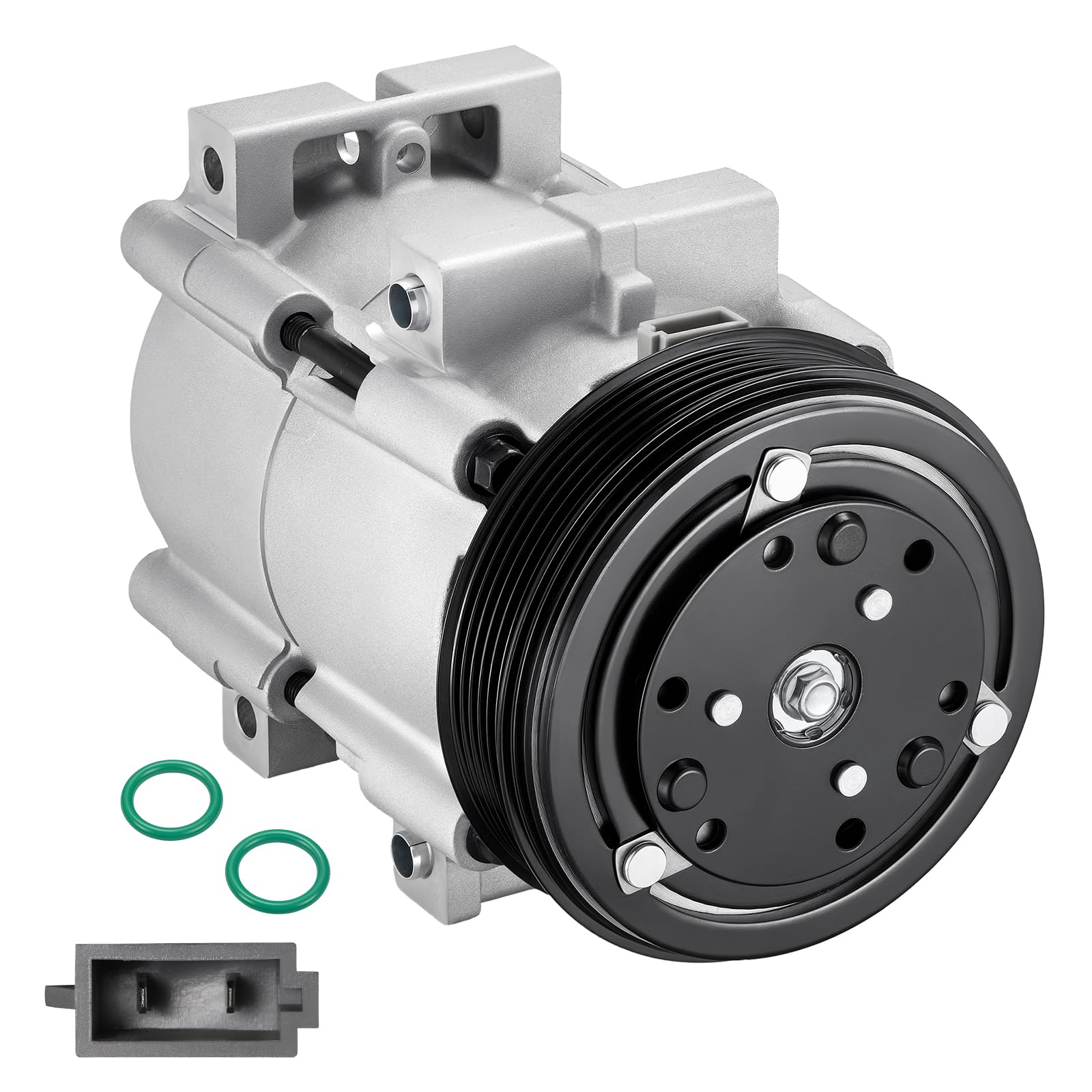 BDFHYK 58144 Air Conditioning AC Compressor with Clutch Compatible with Mazda Tribute 2001-2004 2.0L L4 Gas, Replaces 57144, 253176, 1520700