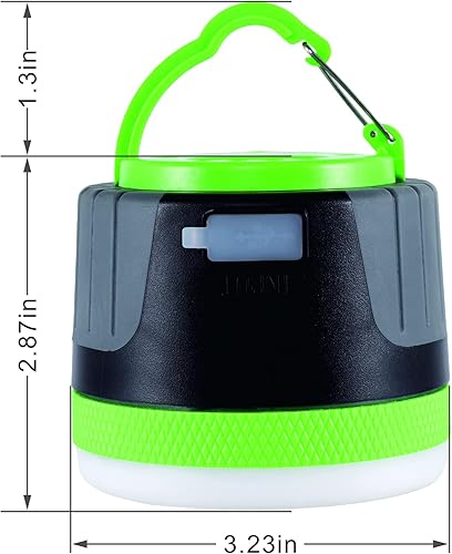 Miniatura 19 de LIT-PaTH Linterna LED para campamento, luz recargable con base magnética, 2200 mAh, kit de supervivencia para emergencias, huracanes, apagones