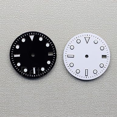 Orologio Luminoso Verde Da 28.5MM Quadrante Astratto Pesce