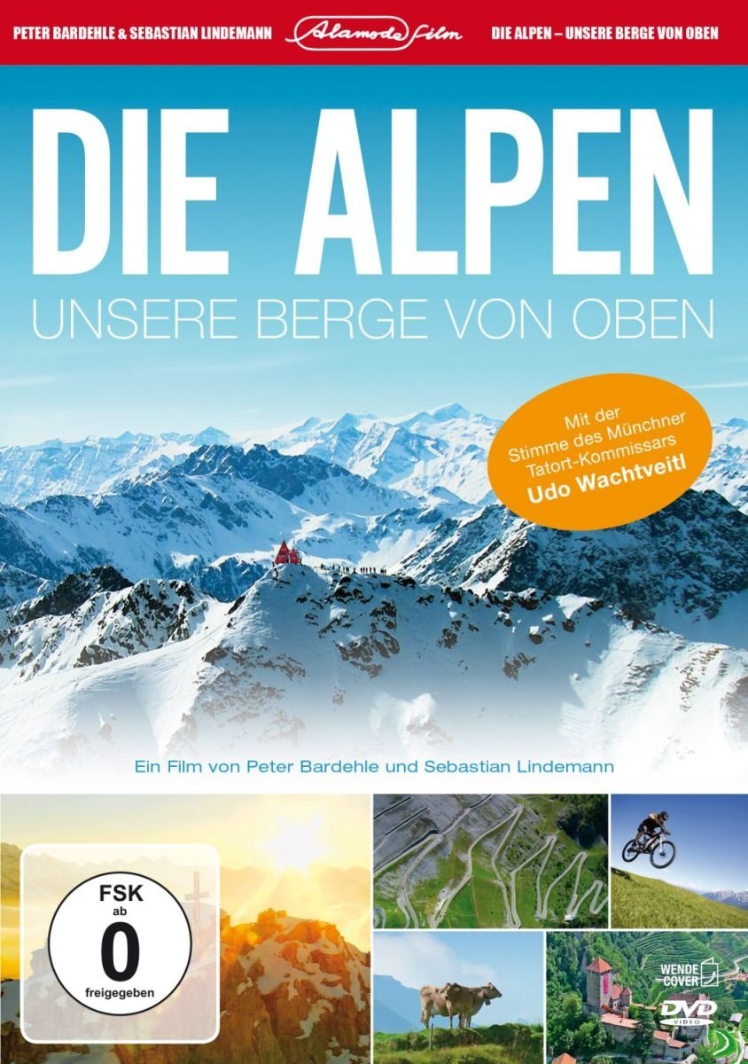 Die Alpen - Unsere Berge von oben DVD documental de paisajes de Alemania para reproductores PAL