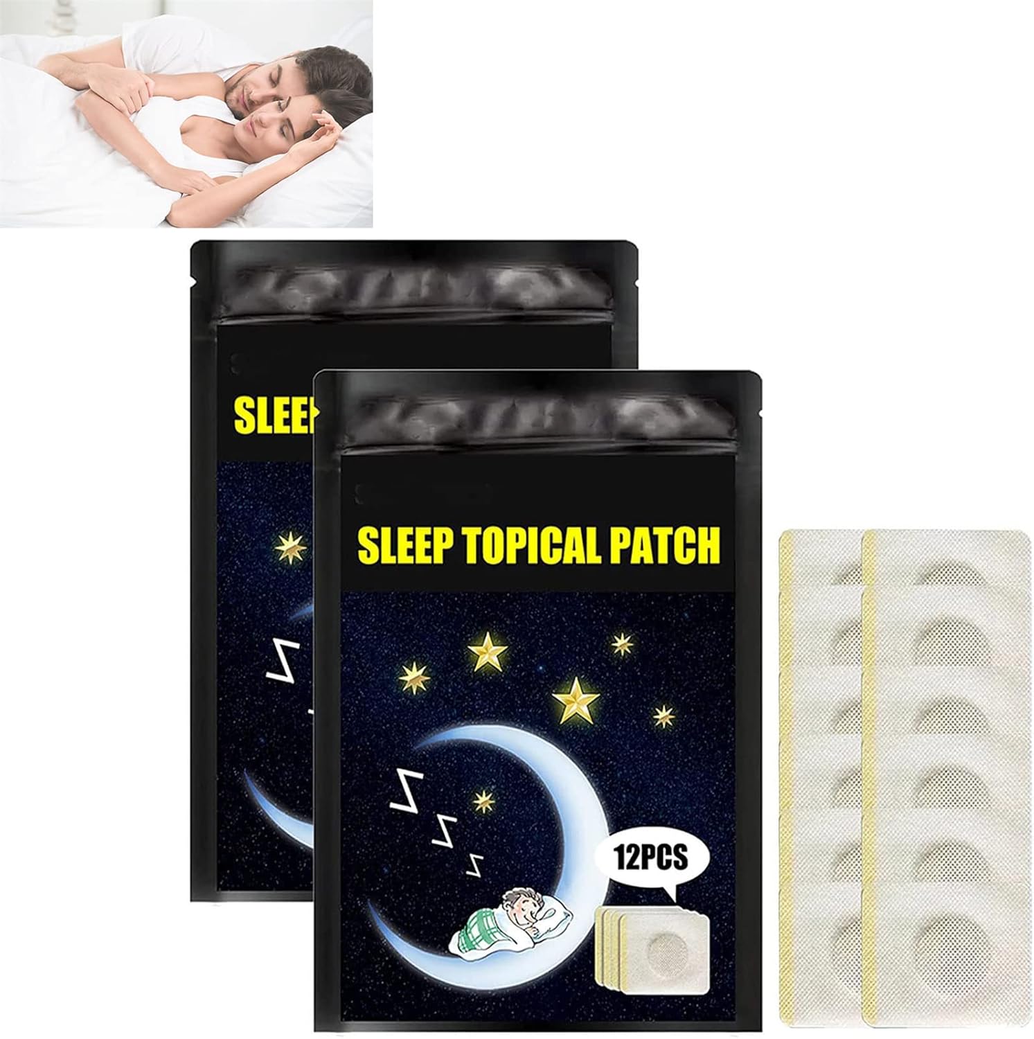 Wellamoon Sleeping Patch,Wellamoon Sleep Support Patches,Natural Sleep Aids for