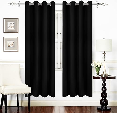 Miniatura 7 de Utopia Bedding - Cortinas opacas para oscurecer la habitación y aislar térmicamente, 2 paneles, 8 ojales por panel, 2 lazos incluidos