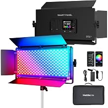 Mettlelite SPL420C RGB LED Video Light with APP Control, 360&deg; Full Color RGB Panel Light, 2800K-8000K, CRI/TLCI 97+, 10 Scenes, Professional Photography Studio Lighting for YouTube/Stream/Photo/Video