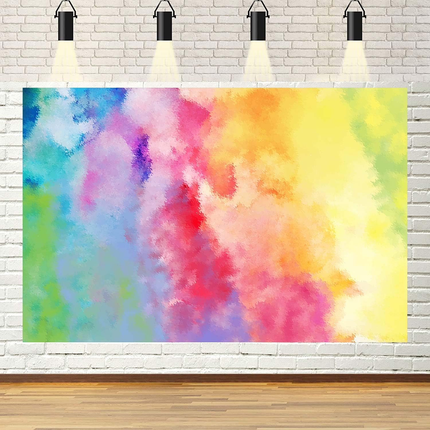 Paint Art Backdrop Colored Oil Painting Photography Background Themed Party Photo Booth Backdrop 10x7ft BJMYMT84