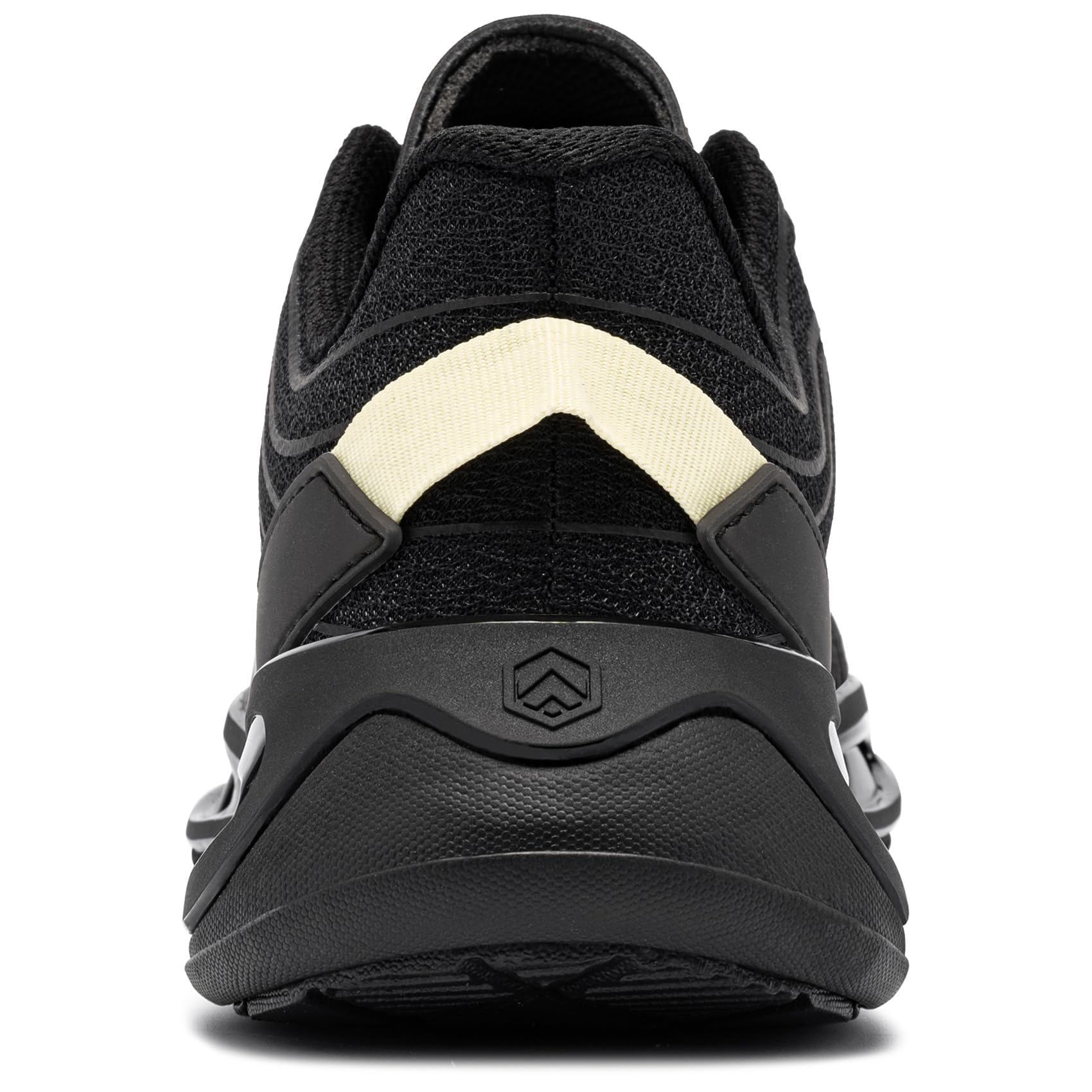 LARNMERN Chaussures de Securite Femmes Legere Amorti Confortable Embout Protection Acier Respirabilité Chaussure de Travail Mode Basket Securite Noir A 38EU