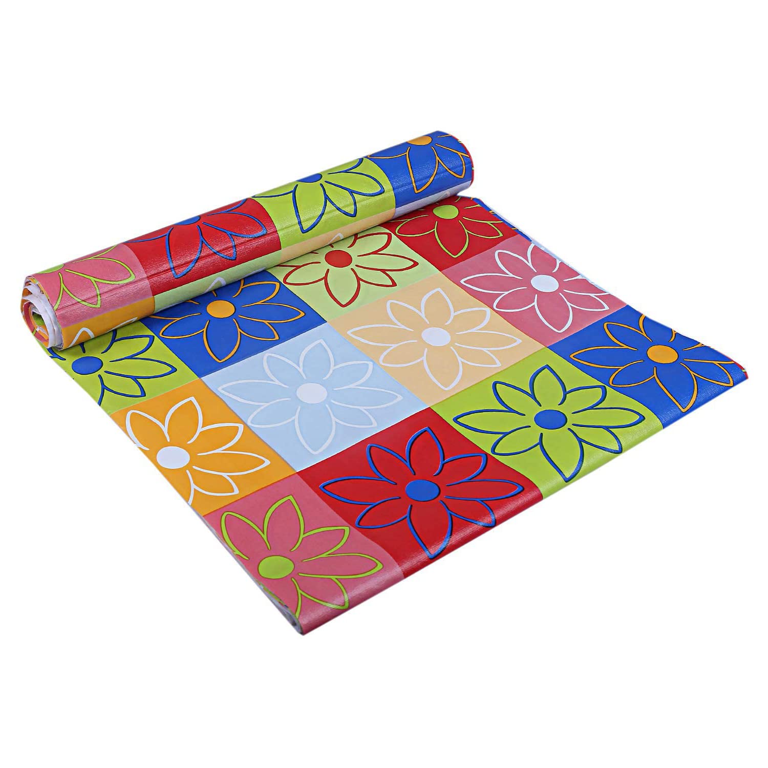 Kuber Industries Shelf Mat - Leaf Print, Non-Slip -14