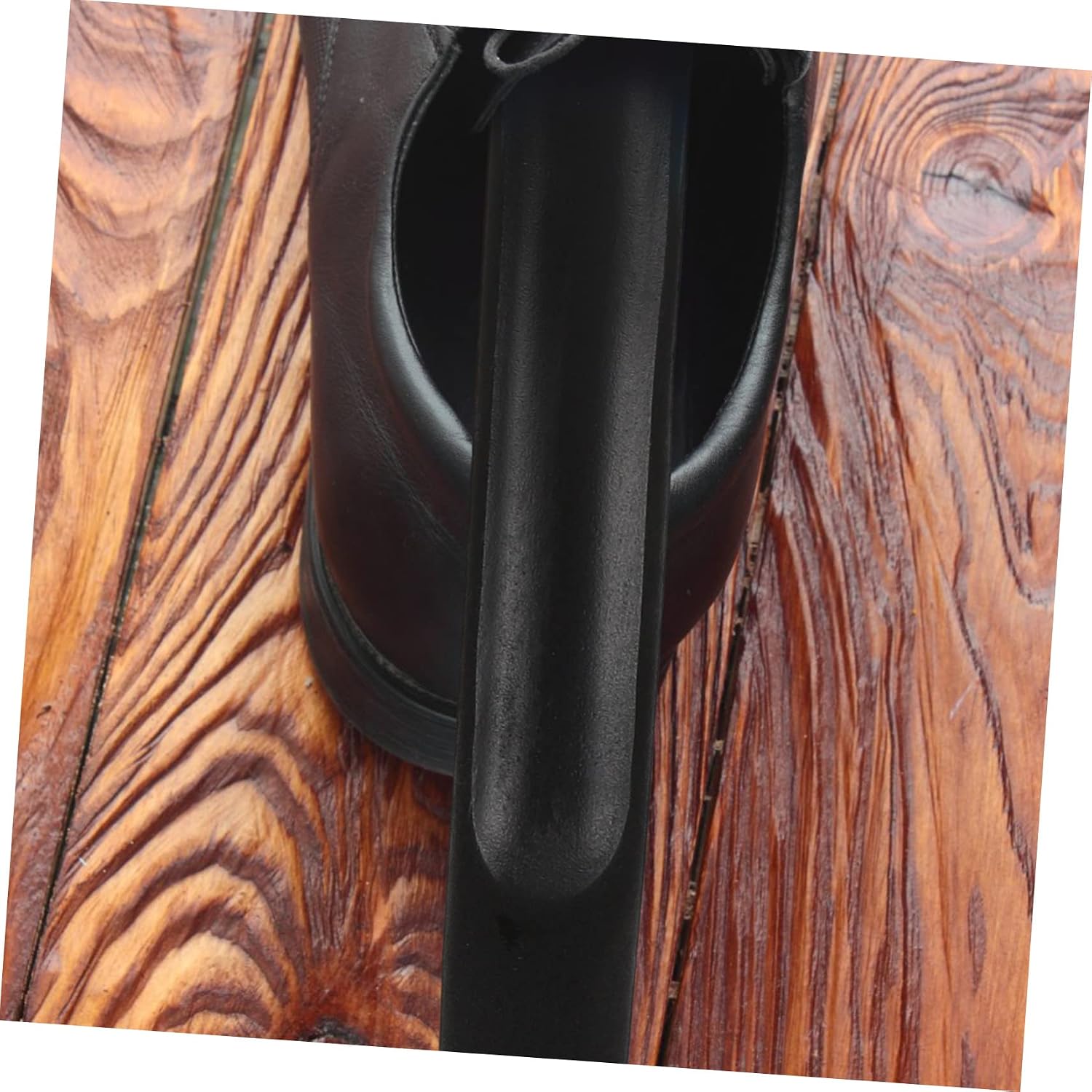 Wooden Shoe Horn 38cm 2pcs Portable U Shaped Lifter