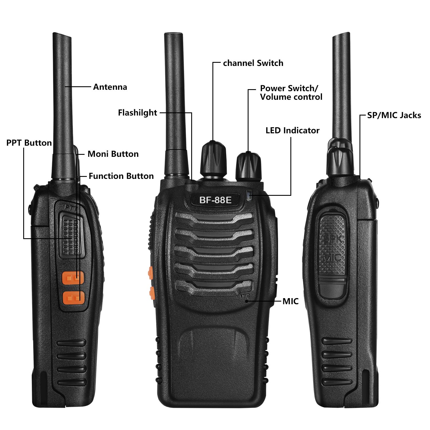 TTI TX-1000U IP67 - professionele PMR446-radio | ERC Werkman TTI TX-1000U IP67 - professionele PMR446-radio | ERC Werkman