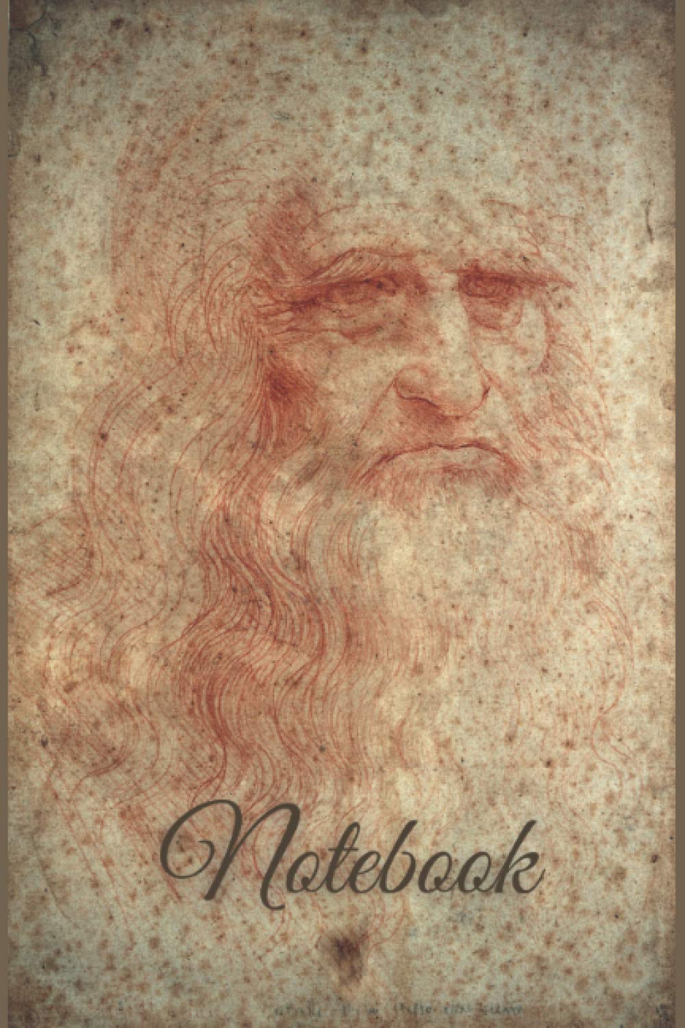 NOTEBOOK: Leonardo Da Vinci notebook with 120 lined pages 6” x 9” perfect for everyday use | A journal with perfectly spaced lines to leave plenty of ... | Leonardo Da Vinci composition notebook