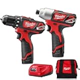 M12 Drill/Impact Combo Kit - Milwaukee 2494-22