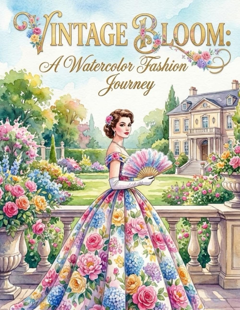 VINTAGE BLOOM: A Watercolor Fashion Journey