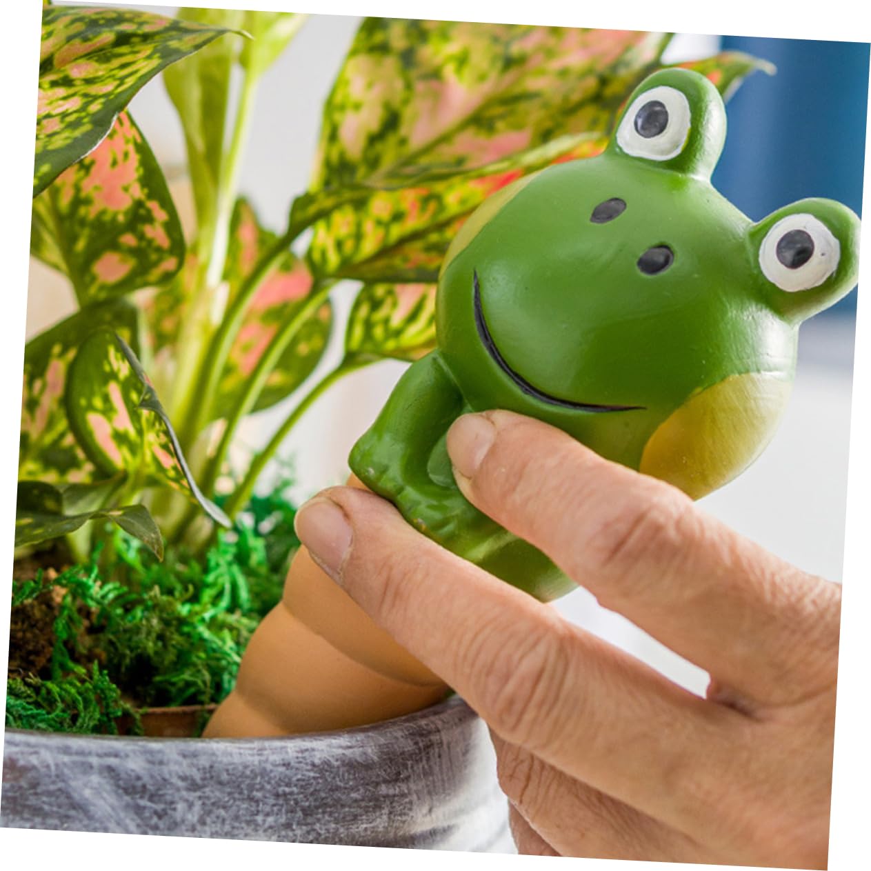 SUPVOX 4pcs Globes D'arrosage en Poterie pour Plantes Pics D'arrosage Automatiques Goutte à Goutte pour Jardin Arrosage Pratique et Auto-Irrigation