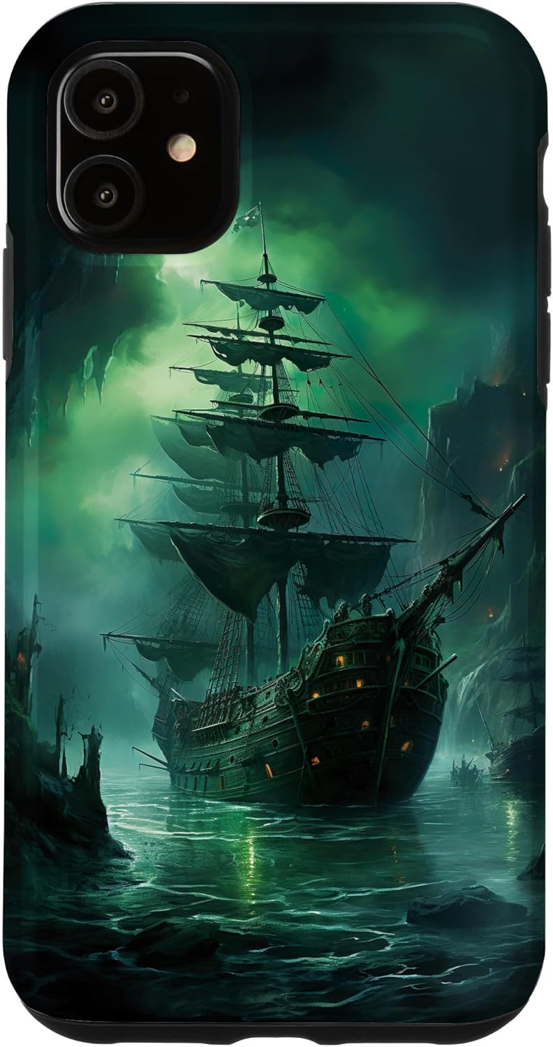 Haunted Pirate Ship Case for iPhone 16