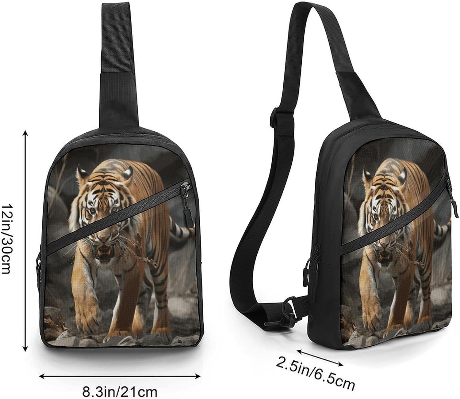 Malayan Tiger Chest Bag Waist Pack Crossbody Bags image 2
