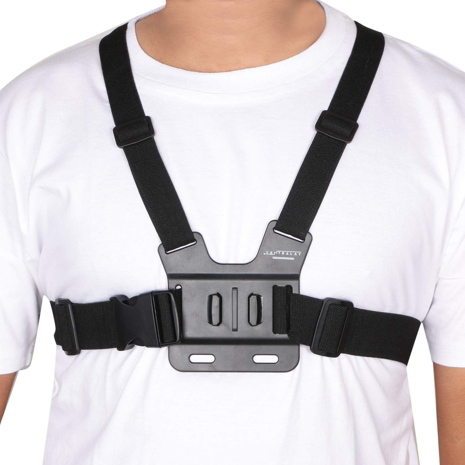 Adjustable Chest Strap Mount, Body Belt Harness for Hero 13/12/11/10/9/8, DJI OSMO Action Camera - Compatible with SJCAM, Insta 360 - for Outdoor Sports - Lightweight