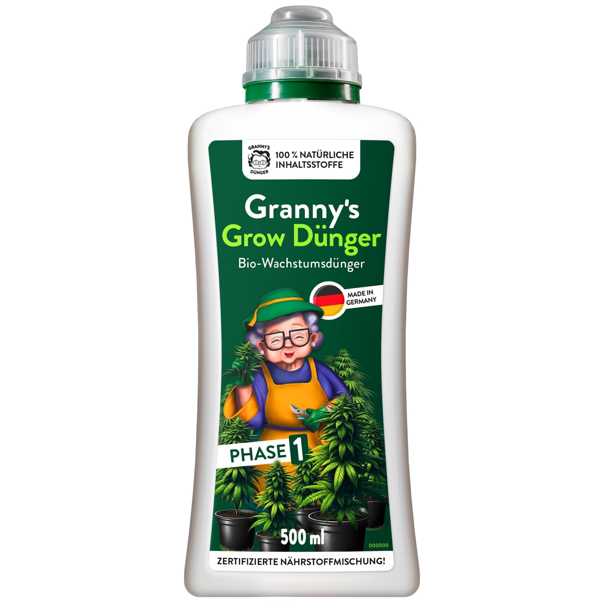 GRANNYS Grow & Bloom Set - Flssigdnger fr Cannabispflanzen I Organisch  I Fr Wachstums- & Bltephase I Indoor & Outdoor I Einfache Anwendung I Mit  Messbecher : Amazon.de: Garten