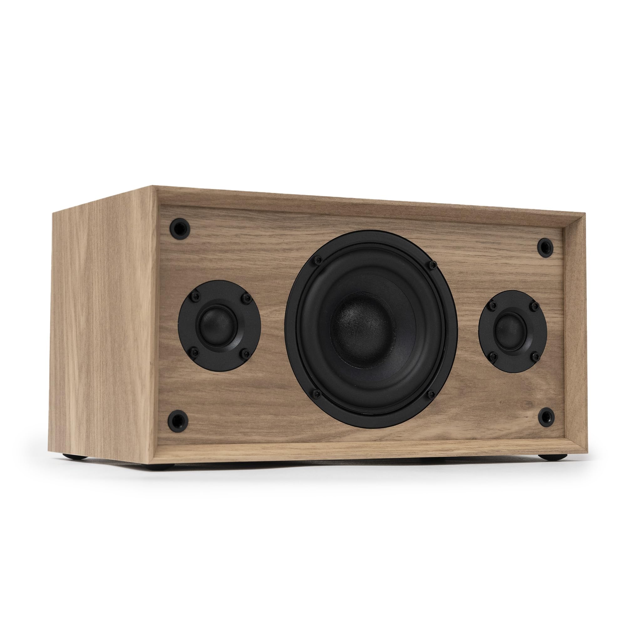 VULKKANO T40 ARC Altavoz activo con 40W de potencia, Woofer de 4" y doble tweeter de 1.25", HDMI ARC, Bluetooth 5.0, RCA, USB, Salida AUX y Subwoofer, Para la TV, la mesa o la estantería, Color Marrón