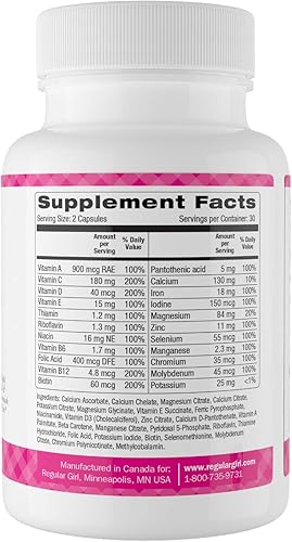 Miniatura 2 de Regular Girl, Multivitamínico para mujeres, 60 cápsulas