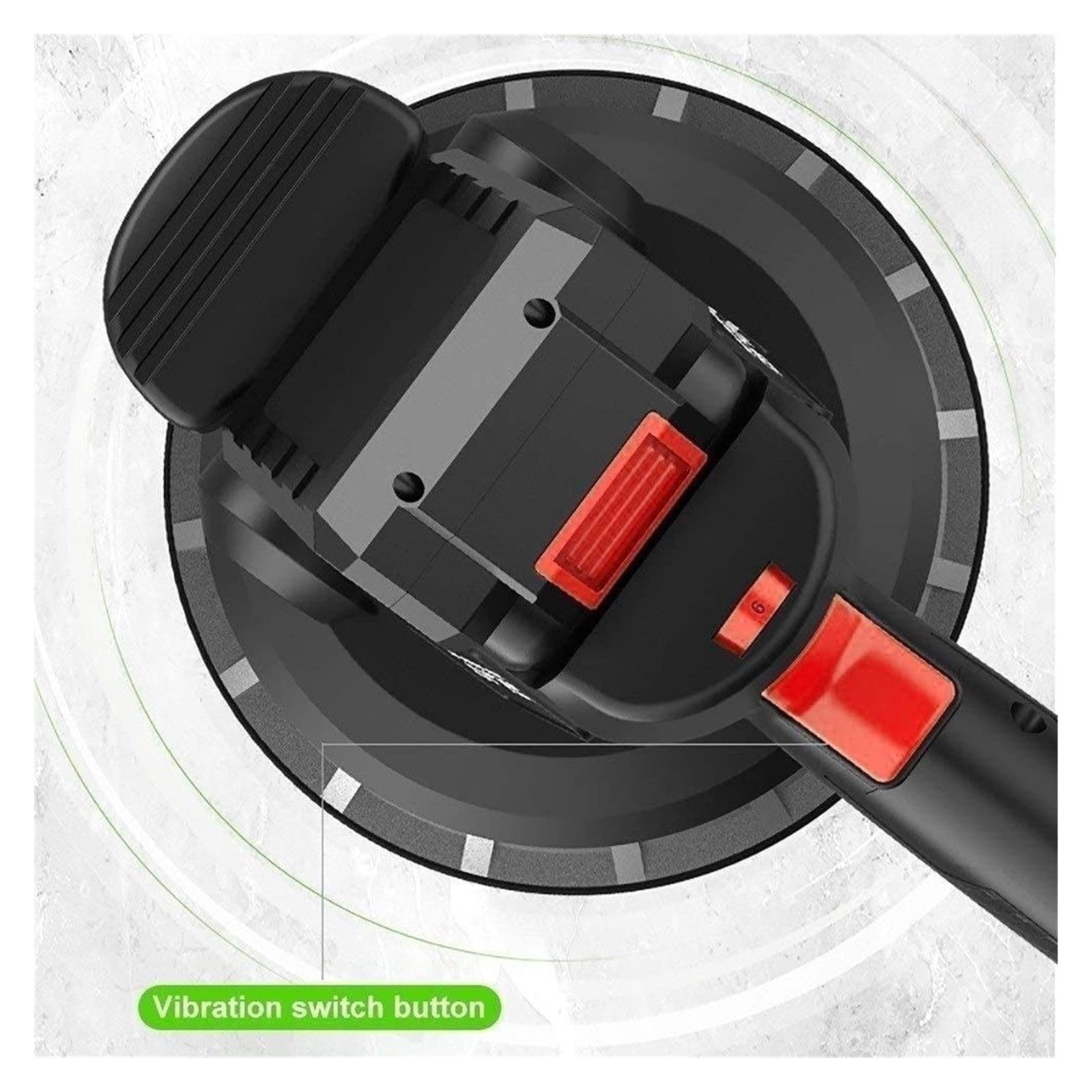 Máquina de Control, Máquina pavimentadora de Pisos - Herramienta de nivelación de losetas - Herramienta de instalación de amarres vibratorios - Máxima adsorción 320 Kg (Color : Dos baterías