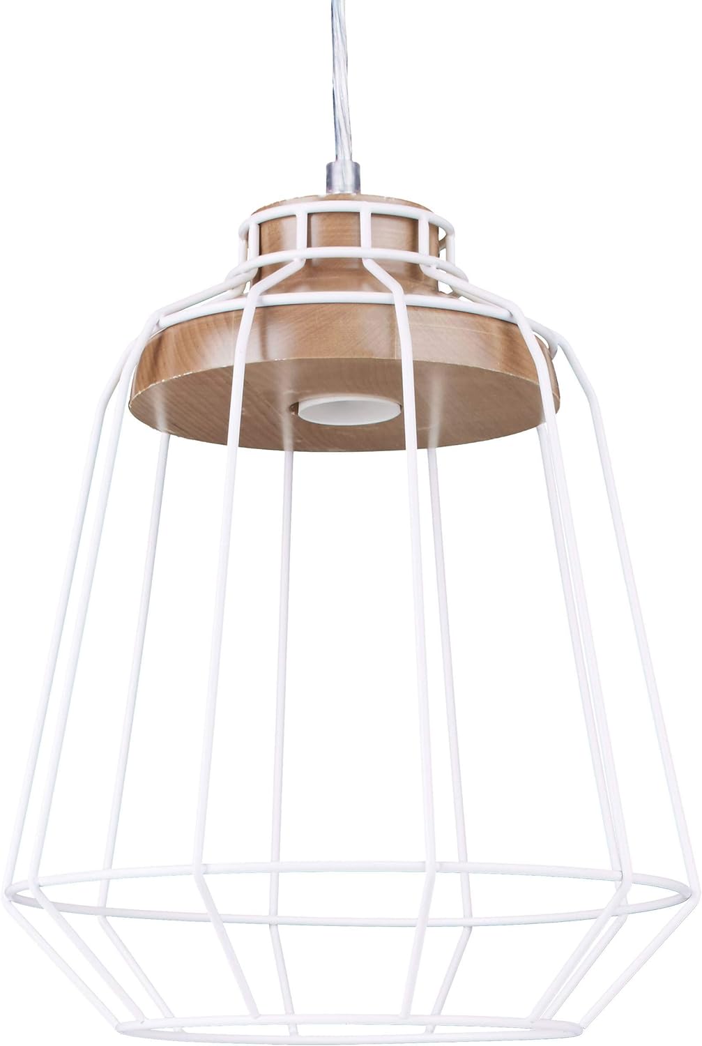 Relaxdays Lampe à suspension GRID design abatjour forme diamant métal