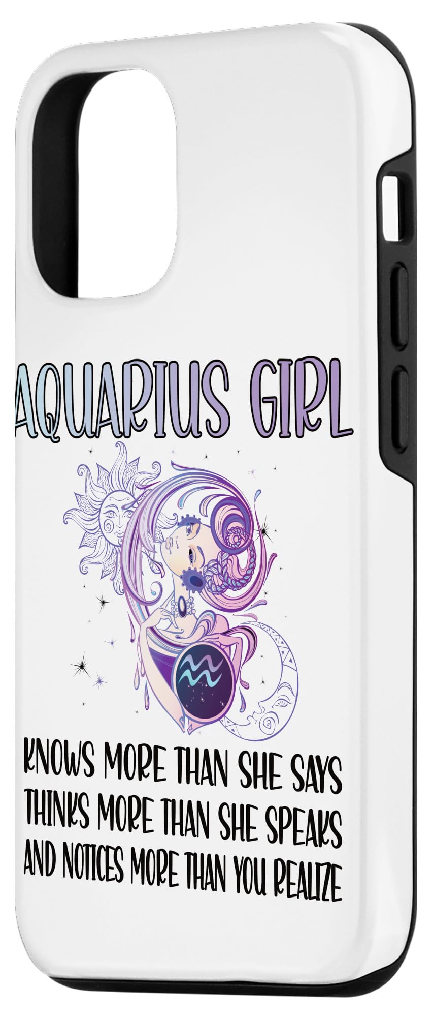 Amazon.com: iPhone 13 Pro Aquarius Zodiac Sign Girl Aquarius