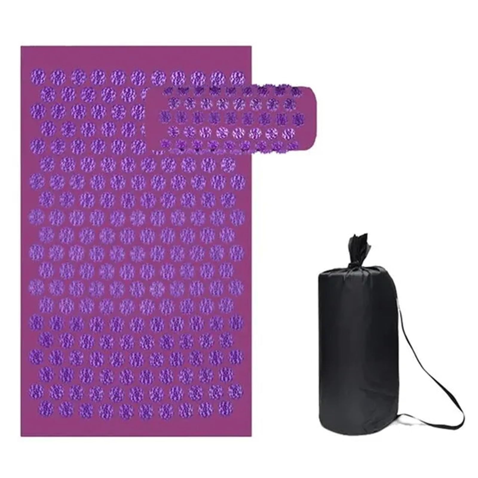 Esterilla de Yoga, almohadilla masaje acupresión, almohada relajante, Fitness en casa Para la relajación de los pies(Purple2)