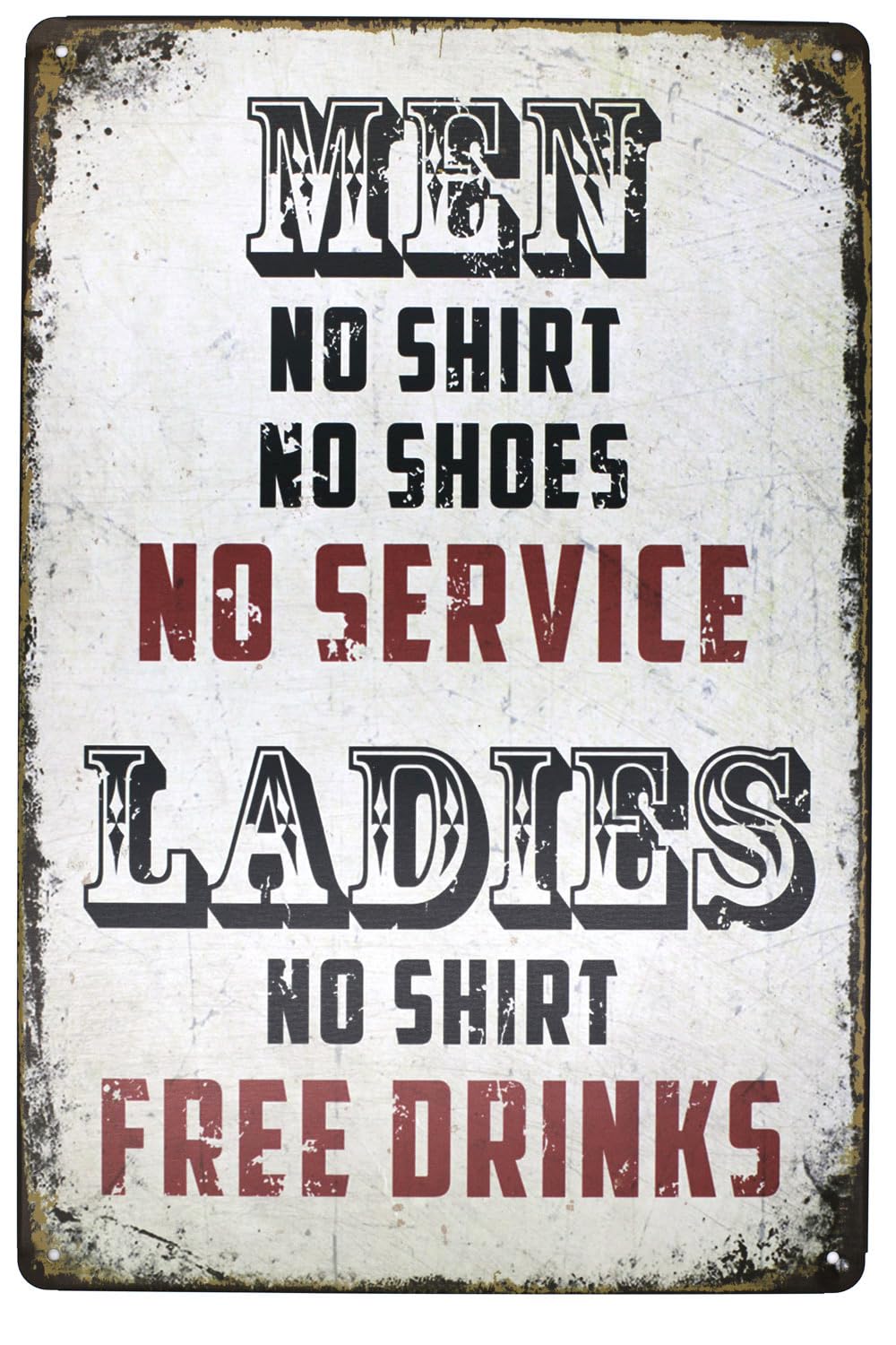 Beer Alcohol Free Drinks Funny Tin Sign Bar Pub Diner Cafe Wall Decor Home Decor Art Poster Retro Vintage