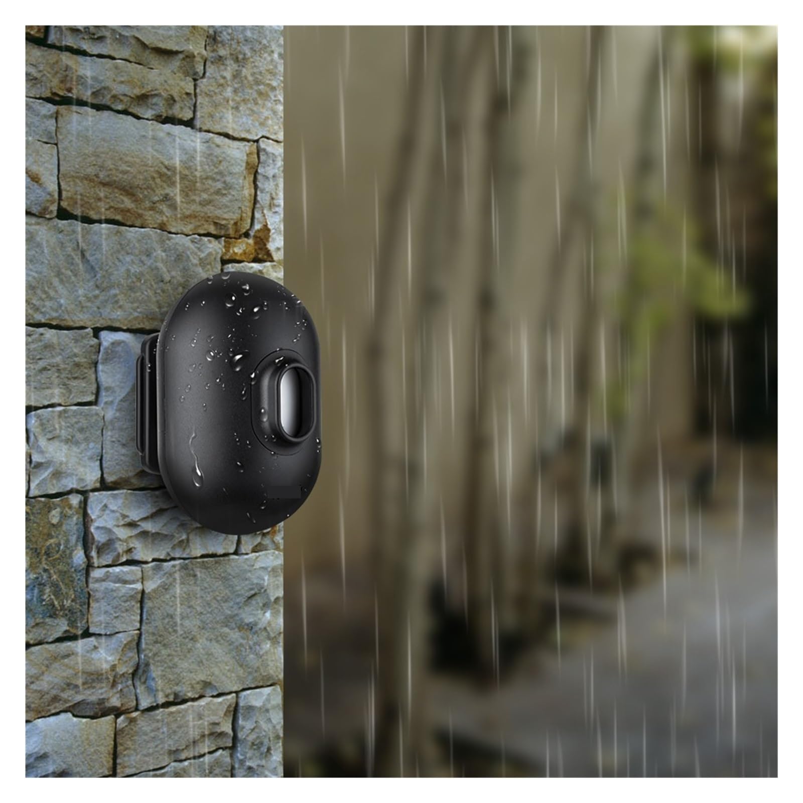 Détecteur De Mouvement PIR sans Fil Extérieur Étanche Système D'alarme De Sécurité À Domicile Infrarouge Allée Garage Véhicule Alarme Antivol(Driveway Alarm Kit2)