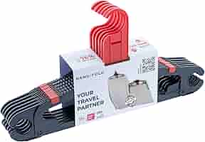 Amazon.com: HangFold Travel Hangers | Space Saving Design