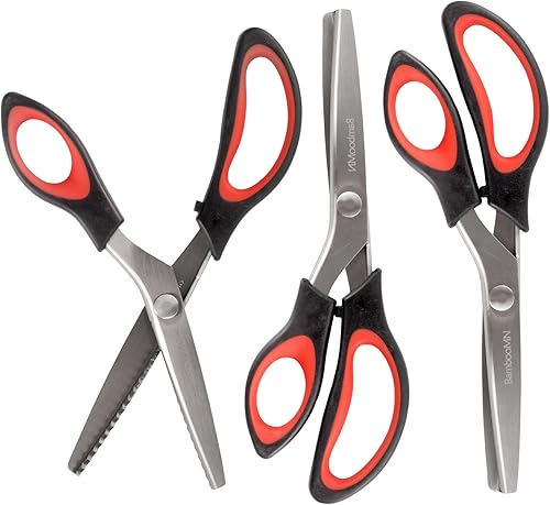 Vista 45 de JubileeYarn Metal Pinking Shears - Black - 1 Unit