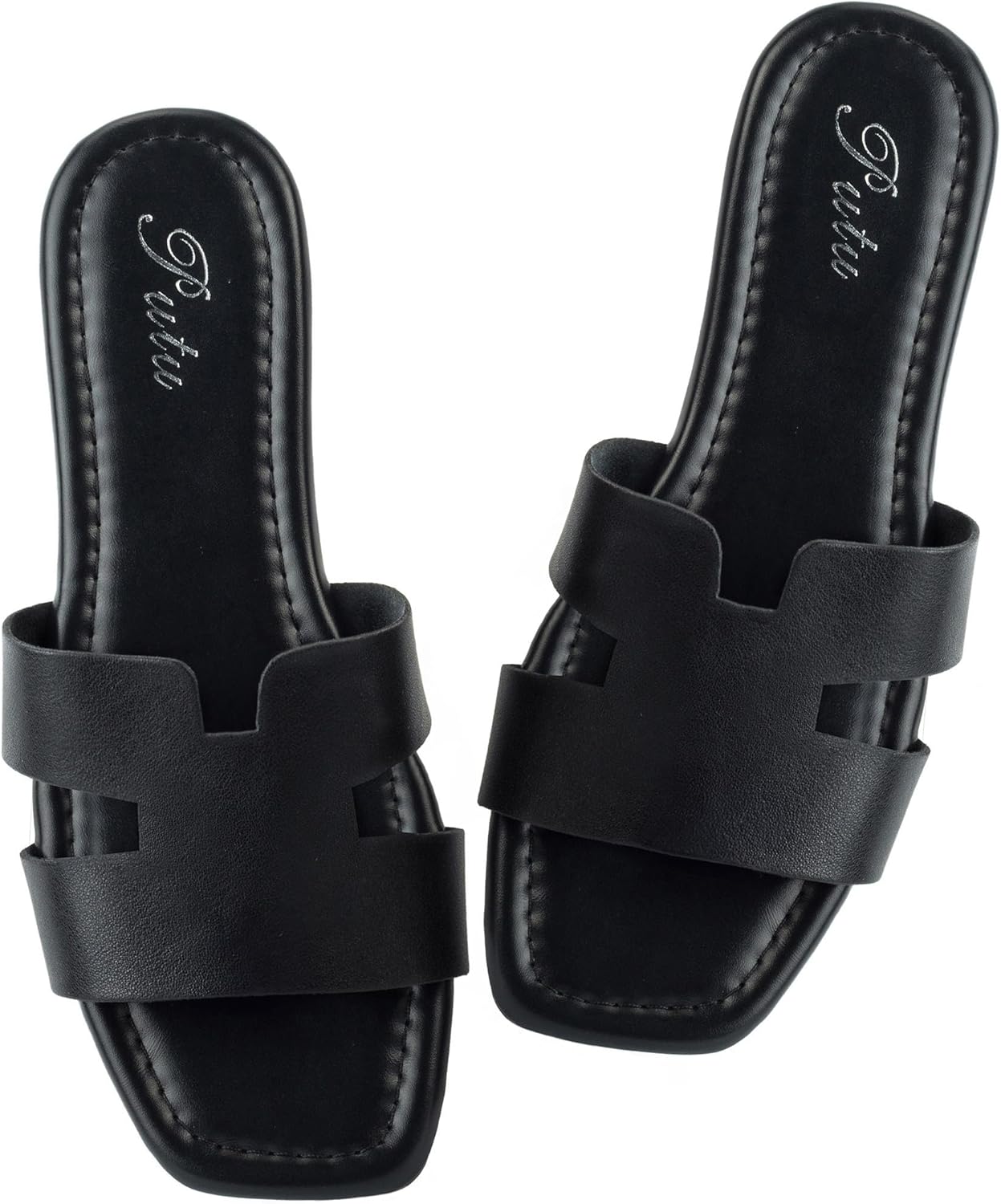 Putu Women’s Flat Sandals Summer Sandals Cute Slide Sandals Putu Women’s Flat Sandals Summer Sandals Cute Slide Sandals