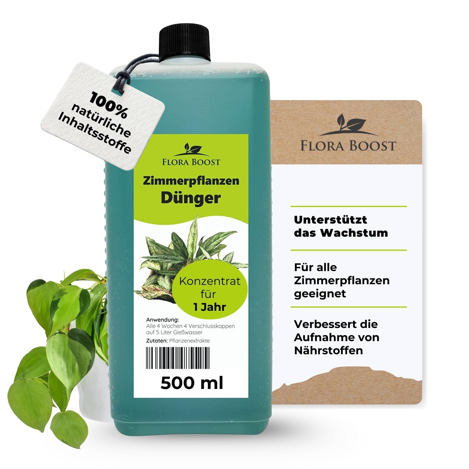 Wurzelbooster Fr Pflanzen  Natrlicher Flssigdnger Fr Starkes  Wurzelwachstum Bei Zimmerpflanzen, Gemse & Hydrokultur