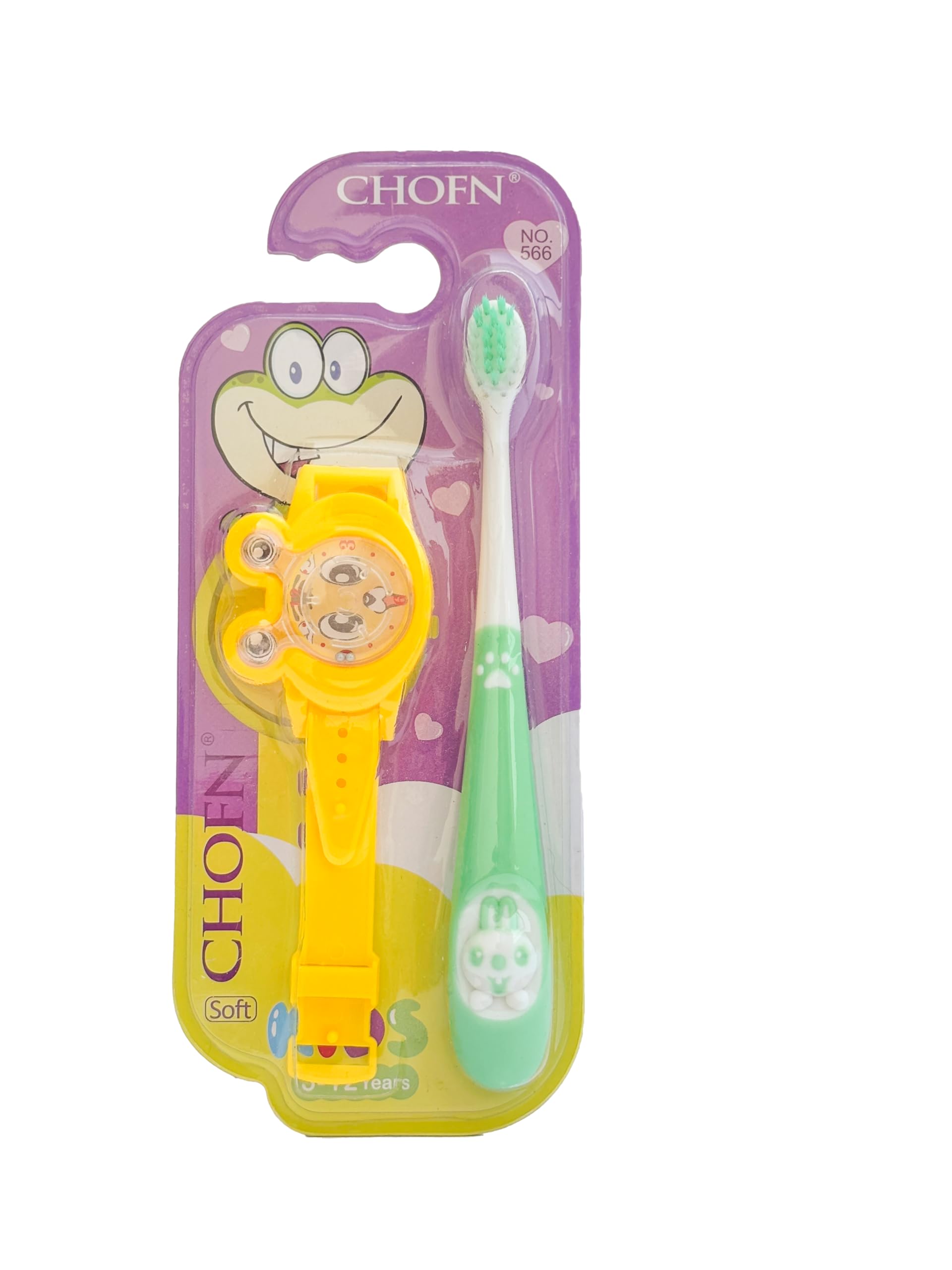 Candybloom Baby/Toddler Toothbrush | Ultra-Soft Bristles & Suction Base | Perfect for Kids 2-10 Years | Boys and Girls With Free Toy (Clock, 2-10 Years)-image-41