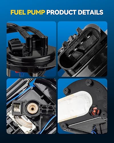 Miniatura 14 de PHILTOP FG0931 Conjunto de bomba de combustible eléctrica compatible con Sequoia 4.6L 2008-2019, Tundra 4.6L 2007-2021, reemplaza SP9010M, E8869M