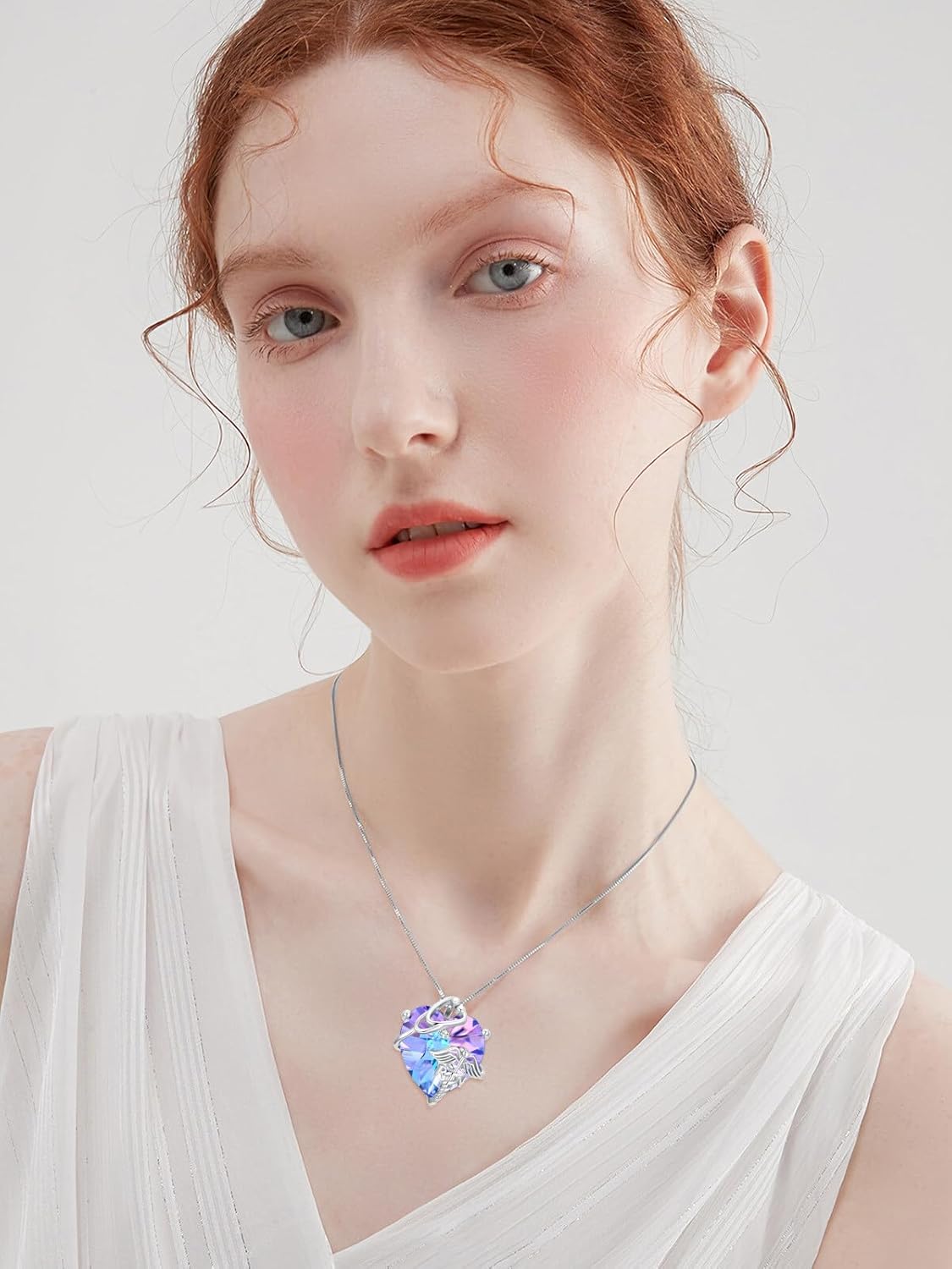 OCJ Nurse Gifts Sterling Silver Stethoscope RN Caduceus Heart Necklace Medical Theme Jewelry for Women Birthday Graduation Christmas Gift for Nurse Doctor Nursing Student - Image 3