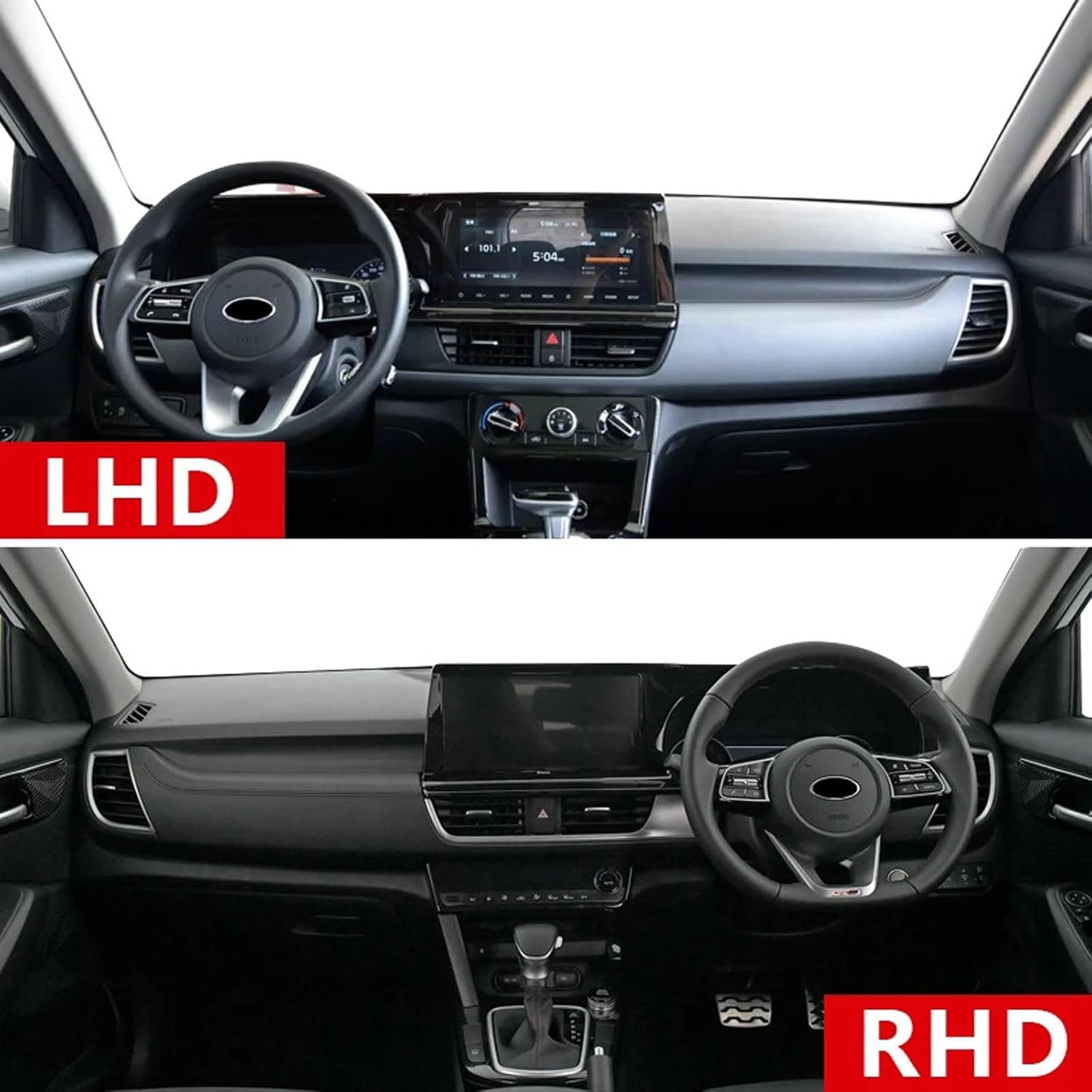 Car Dashboard Cover,Fit for Kia Seltos 2020-2024 SP2 KX3 Instrument Deck Sun Shade Mat Non-Slip Pad Accessories