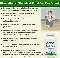 Vista 3 de Tabletas de bicarbonato de sodio de 650 mg - Tabletas alcalinas más fuertes - Suplemento de electrolitos y pastillas de electrolitos Keto