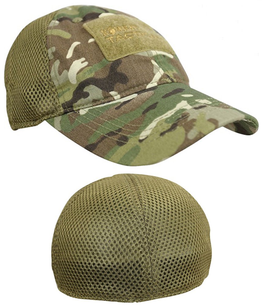 Zip Zap Zooom Men's Btp Combat Tactical Operators Mesh Ventilated Baseball Cap Id Panel Airsoft Army Hat