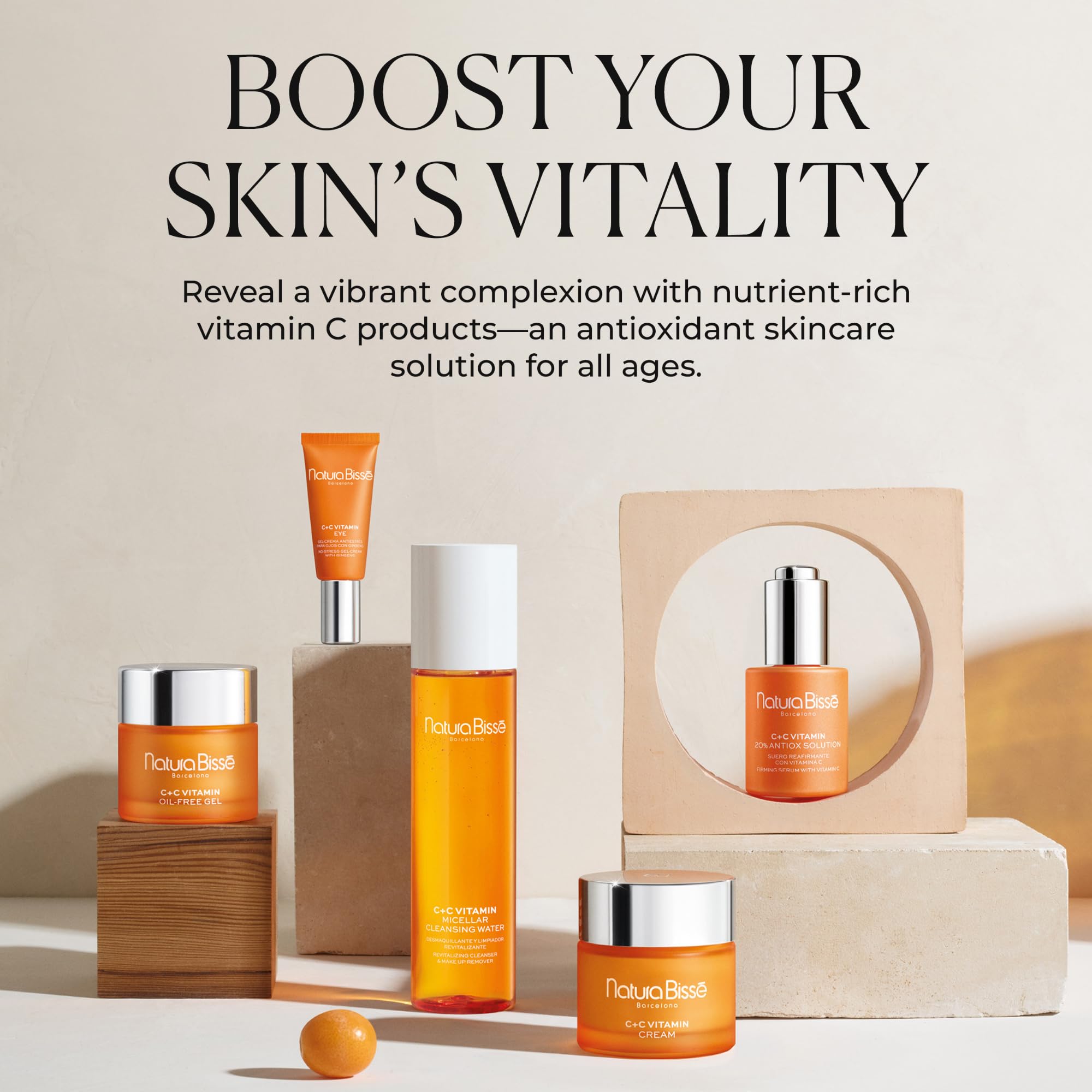 Natura Bissé C+C Vitamin Body Cream | Feuchtigkeitsspendende und straffende Körpercreme mit Hagebutte | 250 ml